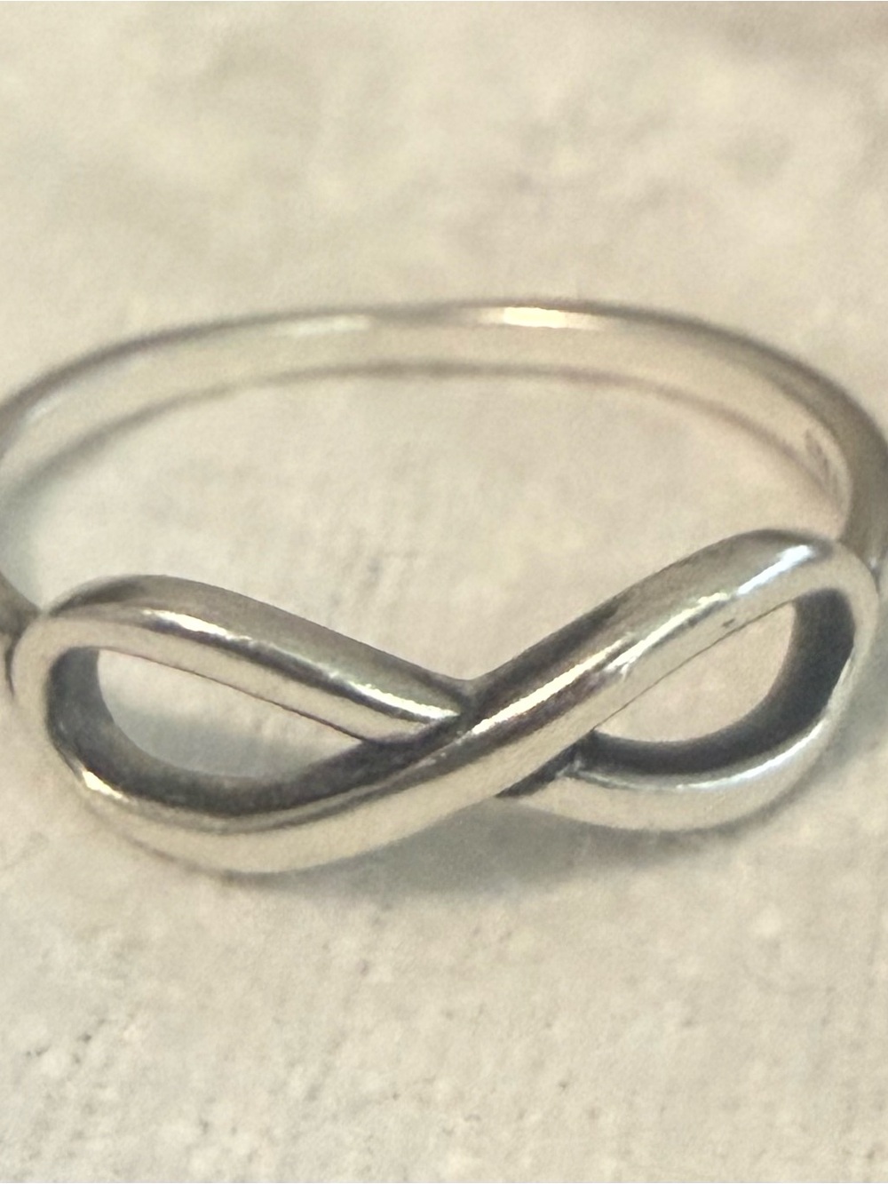James Avery Sterling Silver Petite Infinity Ring, Size 7